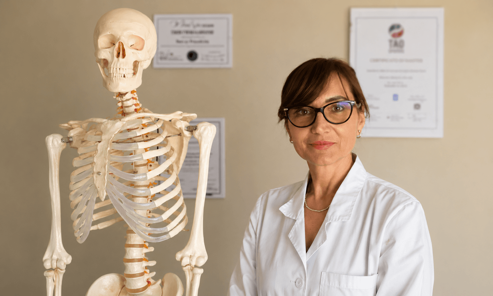 Persone di diverse età durante un trattamento osteopatico